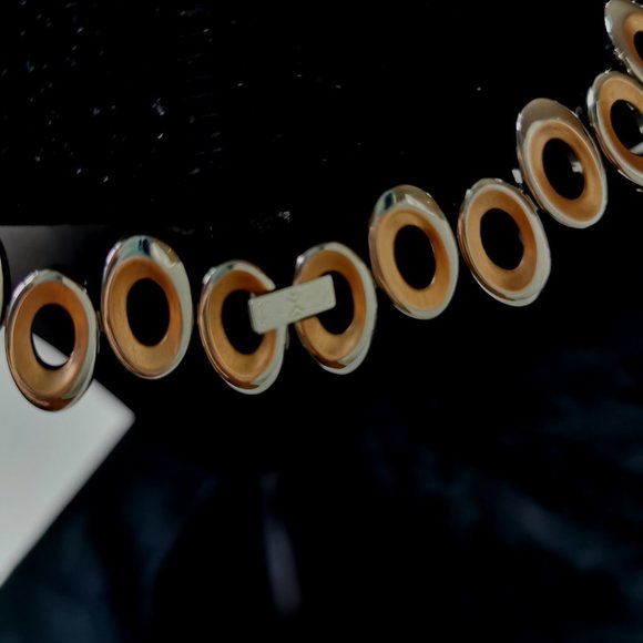 Skagen necklace-rose gold and sterling silver - Picture 3 of 3